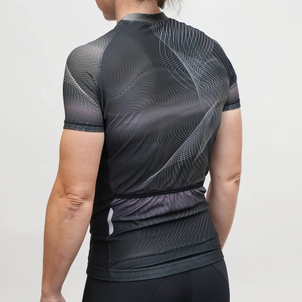 Women's Pro Summer Jersey Black Spring Design - Image 2