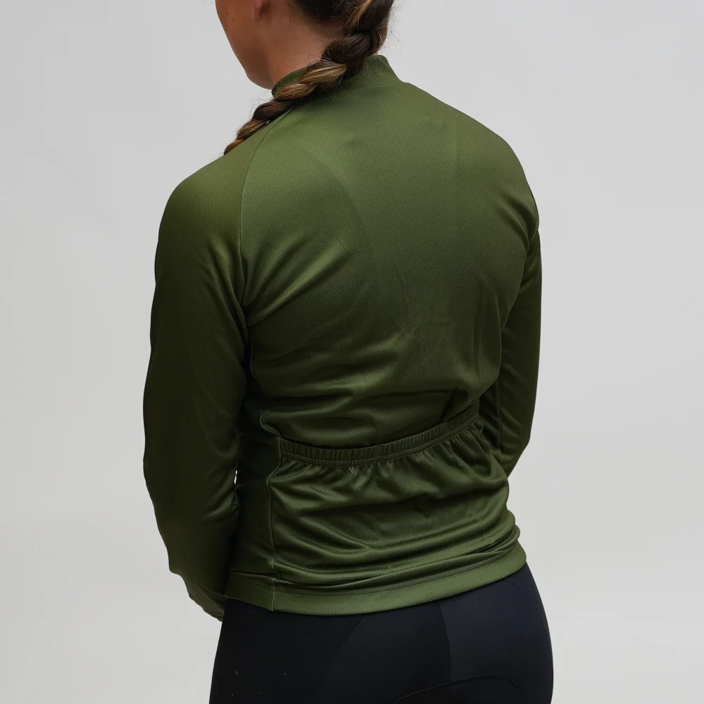 Women's Winter Jersey Olive - Image 2